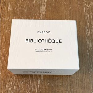 EMPTY BOX Byredo Bibliothèque Eau de Parfum